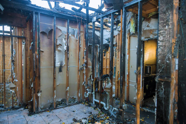 Professional Fire Damage Assessment technician working in Glen Mills, PA